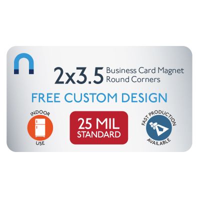 100 Cards Personalised Cards Fully Magnetic Fridge Magnet Business Cards 